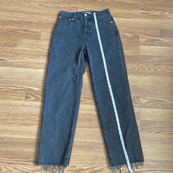 Madewell The Perfect Vintage Straight Jeans Size 24 lunar wash black NWOT - Picture 4 of 15